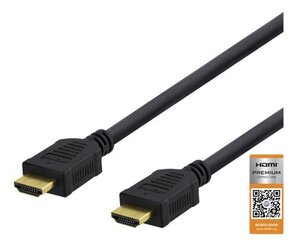 Deltaco HDMI-1020D, HDMI, 2 m hind ja info | Juhtmed ja kaablid | hansapost.ee