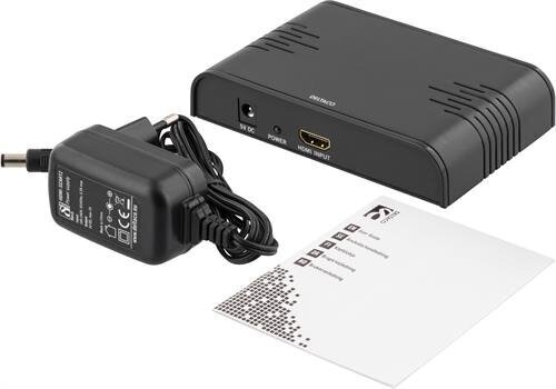 Deltaco HDMI-SCART2, HDMI, SCART цена и информация | USB adapterid ja jagajad | hansapost.ee