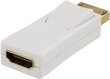 Deltaco DP-HDMI31, DisplayPort-HDMI цена и информация | USB adapterid ja jagajad | hansapost.ee