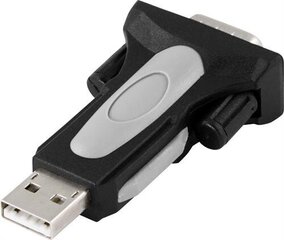 Deltaco UC-232C9, DB-9, USB 2.0, 1м цена и информация | Кабели и провода | hansapost.ee