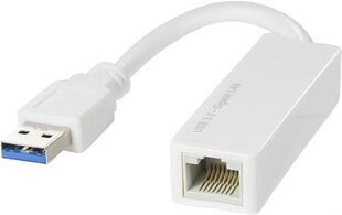 Deltaco USB3-GIGA4, USB-A/RJ45 hind ja info | Juhtmed ja kaablid | hansapost.ee