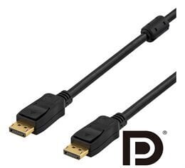 Deltaco DP-1020, DisplayPort, 2m hind ja info | Juhtmed ja kaablid | hansapost.ee