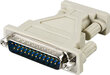 Deltaco DEL-85, DB25, DB9 hind ja info | USB adapterid ja jagajad | hansapost.ee