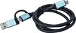 Kaabel USB C i-Tec C31USBCACBL  USB C Sinine Must hind ja info | Juhtmed ja kaablid | hansapost.ee