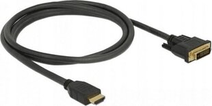 Delock 85653, HDMI/DVI-D, 1.5 m цена и информация | Кабели и провода | hansapost.ee