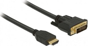 Delock 85653, HDMI/DVI-D, 1.5 m цена и информация | Кабели и провода | hansapost.ee