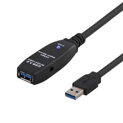 Deltaco USB3-1001, USB 3.0, 3m hind ja info | Juhtmed ja kaablid | hansapost.ee