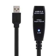 Deltaco USB3-1001, USB-A, 3 m hind ja info | Juhtmed ja kaablid | hansapost.ee