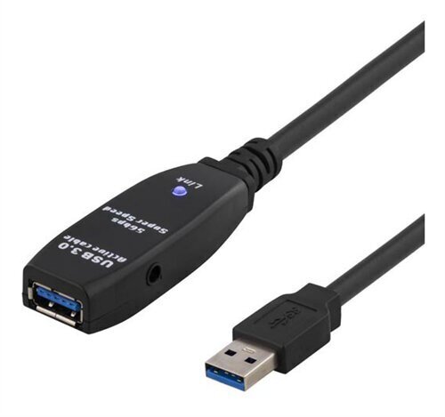 Deltaco USB3-1004, USB 3.0, USB 2.0, 7m hind ja info | Juhtmed ja kaablid | hansapost.ee