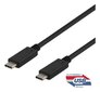 Deltaco USBC-1402, USB-C, 1 m цена и информация | Juhtmed ja kaablid | hansapost.ee