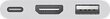 Apple USB-C Digital AV Multiport Adapter NEW - MUF82ZM/A hind ja info | USB adapterid ja jagajad | hansapost.ee