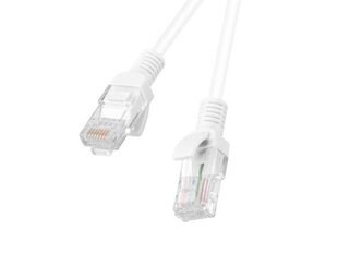Lanberg PCU5-10CC-0050-W võrgukaabel 0,5 m Cat5e U/UTP (UTP) Valge цена и информация | Кабели и провода | hansapost.ee