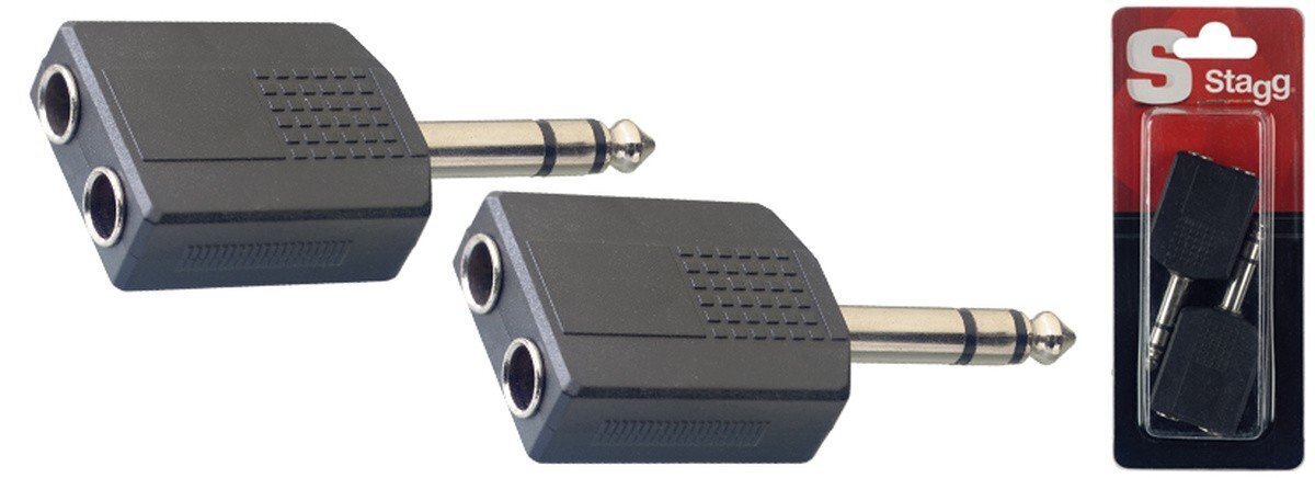 Stagg AC-PMS2PFH, Aux 6.3 mm F/M цена и информация | USB adapterid ja jagajad | hansapost.ee