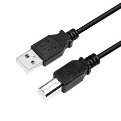 Logilink USB cable USB 2.0 A to B 2x mal hind ja info | Juhtmed ja kaablid | hansapost.ee