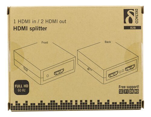 Deltaco HDMI-7050, HDMI/USB цена и информация | Juhtmed ja kaablid | hansapost.ee