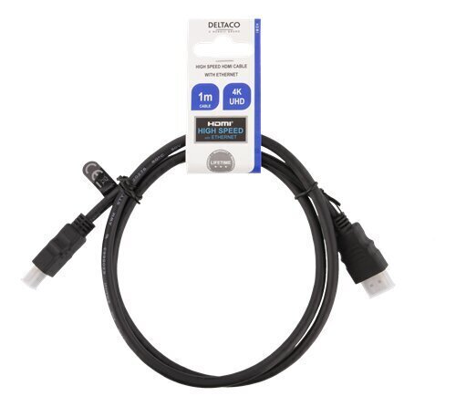Deltaco HDMI-905, HDMI, 0.5 m hind ja info | Juhtmed ja kaablid | hansapost.ee