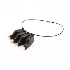 Deltaco USBC-AR1, USB-C/VGA/HDMI цена и информация | Кабели и провода | hansapost.ee