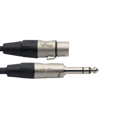 Stagg REAN XLR /f - 6,35 мм TRS 3м цена и информация | Кабели и провода | hansapost.ee