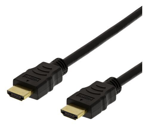 Deltaco HDMI-1010D-FLEX, HDMI, 1 m цена и информация | Juhtmed ja kaablid | hansapost.ee