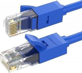 Võrgukaabel Ugreen NW102 RJ45, Cat.6, UTP, ümmargune, 5 m, sinine цена и информация | Кабели и провода | hansapost.ee