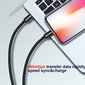 Swissten Textile Universal Quick Charge 3.1 USB-C to Lightning Data and Charging Cable 1.2m Black цена и информация | Juhtmed ja kaablid | hansapost.ee