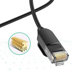 Kabelis Ugreen Ethernet RJ45 Cat 6A UTP 1000Mbps 1 m black (70332) hind ja info | Ugreen Kodumasinad | hansapost.ee