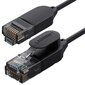 Kabelis Ugreen Ethernet RJ45 Cat 6A UTP 1000Mbps 1 m black (70332) цена и информация | Juhtmed ja kaablid | hansapost.ee
