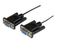 STARTECH 1m Black DB9 Null Modem Cable hind ja info | Juhtmed ja kaablid | hansapost.ee