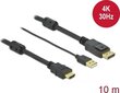 Delock 85968, DisplayPort, 10 m hind ja info | Juhtmed ja kaablid | hansapost.ee