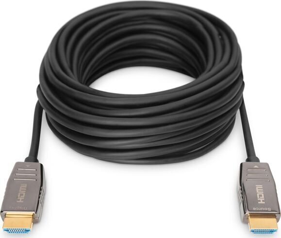 Digitus AK-330126-100-S, HDMI, 10 m цена и информация | Juhtmed ja kaablid | hansapost.ee