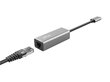 Adapter Trust Dalyx USB-C/RJ45, 10 cm hind ja info | USB adapterid ja jagajad | hansapost.ee