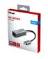 Adapter Trust Dalyx USB-C/RJ45, 10 cm hind ja info | USB adapterid ja jagajad | hansapost.ee