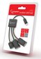 Adapter Gembird Micro USB OTG BM, must, 0,15 m hind ja info | USB adapterid ja jagajad | hansapost.ee