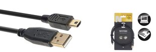 Кабель для передачи данных Stagg USB A/mini USB A/m, 1,5 m цена и информация | Кабели и провода | hansapost.ee