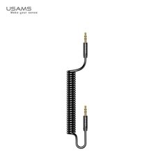 USAMS 3.5mm audio 1.2m kaabel, Must hind ja info | Juhtmed ja kaablid | hansapost.ee