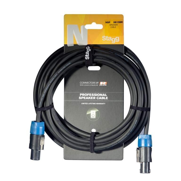 Kaabel Stagg REAN 2x Speakon 3 m hind ja info | Juhtmed ja kaablid | hansapost.ee