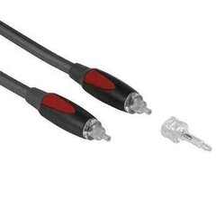 Оптический аудио кабель, Hama (3м), 00042973 цена и информация | Кабели и провода | hansapost.ee