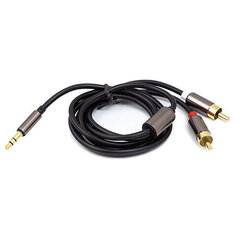 Аудио кабель 3.5мм Stereo - 2x RCA, 1.5 м цена и информация | Кабели и провода | hansapost.ee