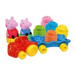 Поезд с блоками Clementoni Clemmy Peppa Pig, 14 шт. цена и информация | Игрушки для малышей | hansapost.ee