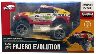 Радиоуправляемый автомобиль Mitsubishi Pajero Evolution 1:18 цена и информация | Игрушки для мальчиков | hansapost.ee