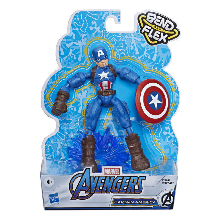 Figuur Hasbro Avengers Bend N Flex hind ja info | Mänguasjad poistele | hansapost.ee
