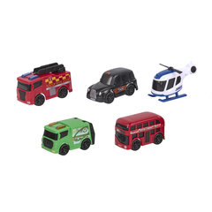 Набор автомоделей HTI Teamsterz City Mini Moverz, 5 шт. цена и информация | Игрушки для мальчиков | hansapost.ee