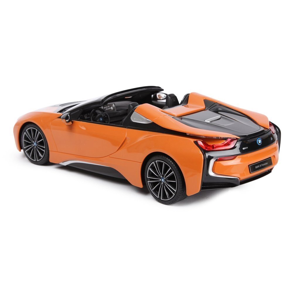 Auto BMWi8 Roadster Rastar kaugjuhtimispuldiga 1:12, oranž hind ja info | Mänguasjad poistele | hansapost.ee