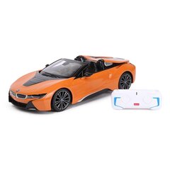 Auto BMWi8 Roadster Rastar kaugjuhtimispuldiga 1:12, oranž hind ja info | Mänguasjad poistele | hansapost.ee