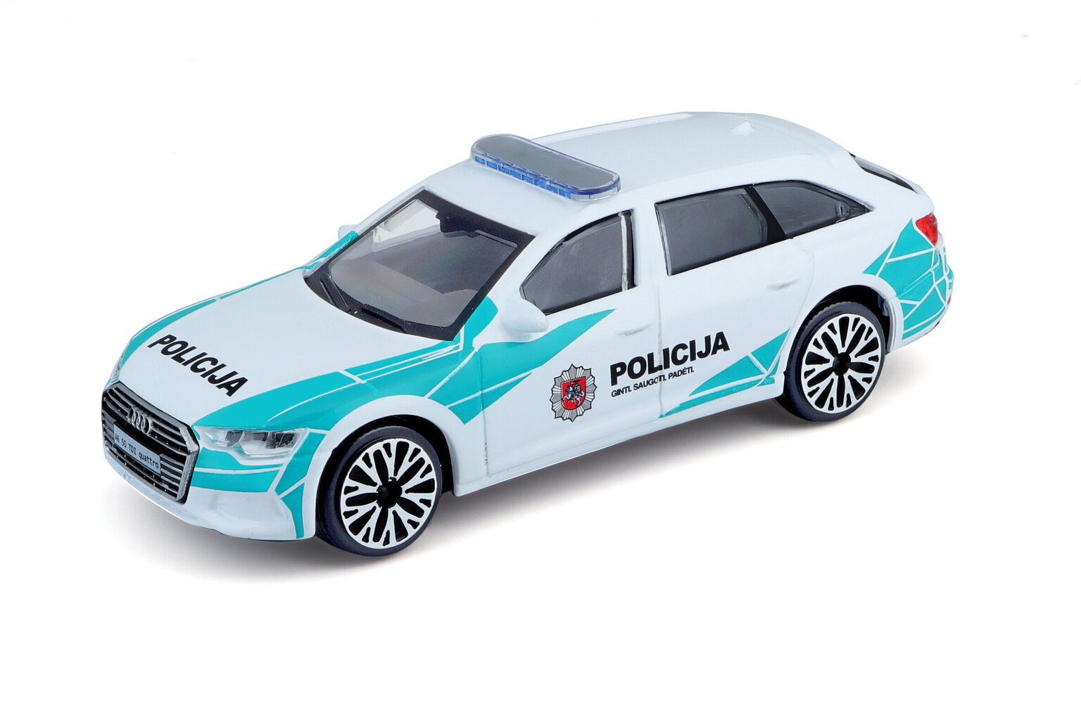 Politseijaoskond Leedu politseiautoga 1:43 Bburago City, 18-31502 hind ja info | Mänguasjad poistele | hansapost.ee