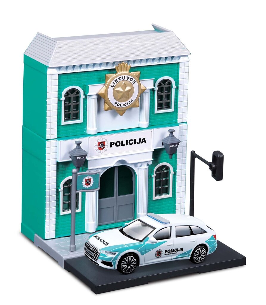 Politseijaoskond Leedu politseiautoga 1:43 Bburago City, 18-31502 цена и информация | Mänguasjad poistele | hansapost.ee