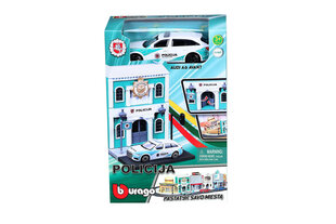 Politseijaoskond Leedu politseiautoga 1:43 Bburago City, 18-31502 hind ja info | Mänguasjad poistele | hansapost.ee