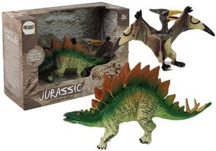 Набор фигур динозавров Stegosaurus and Pteranodon цена и информация | Игрушки для мальчиков | hansapost.ee