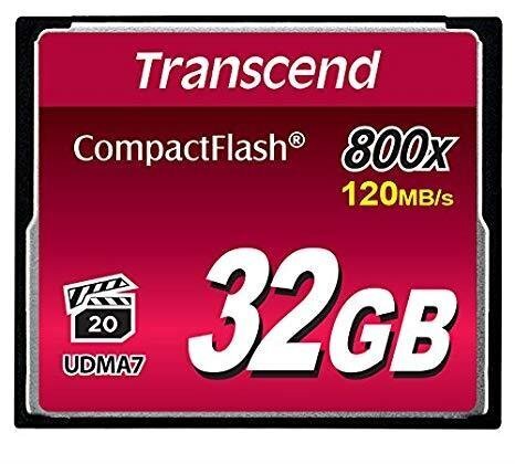 MEMORY COMPACT FLASH 32GB/800X TS32GCF800 TRANSCEND hind ja info | Fotoaparaatide mälukaardid | hansapost.ee