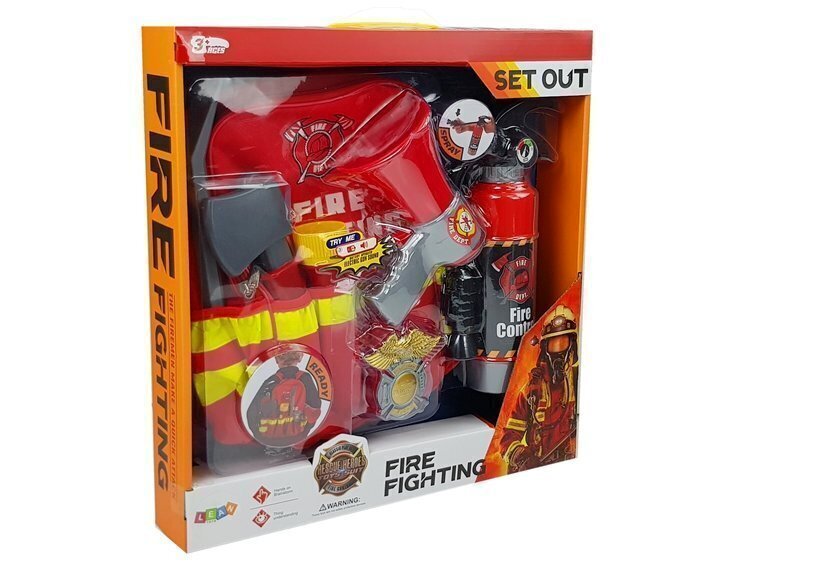 Tuletõrjuja komplekt koos koti ja tarvikutega hind ja info | Mänguasjad poistele | hansapost.ee